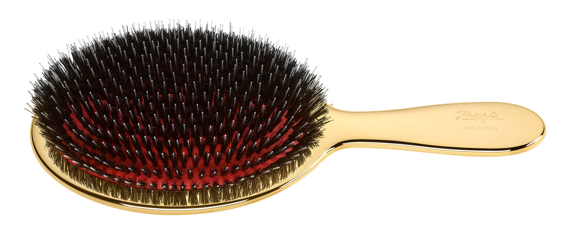 Jäneke Mini Pneumatic Hairbrush (Gold)