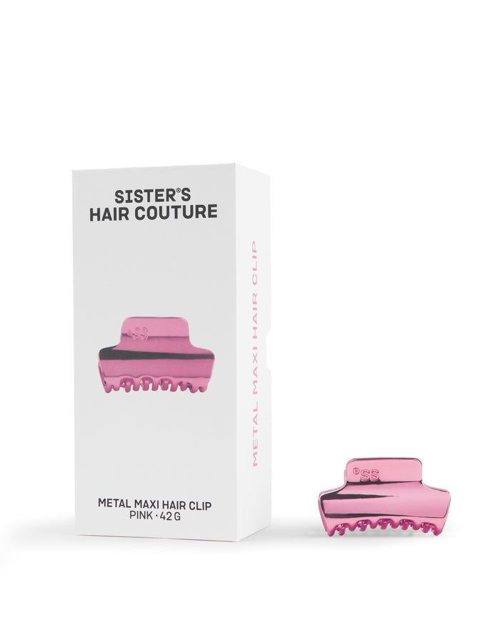 Metal Hair Clip | Pink Maxi
