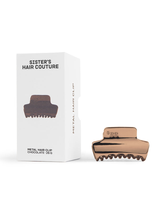 Metal Hair Clip | Milk Chocolate