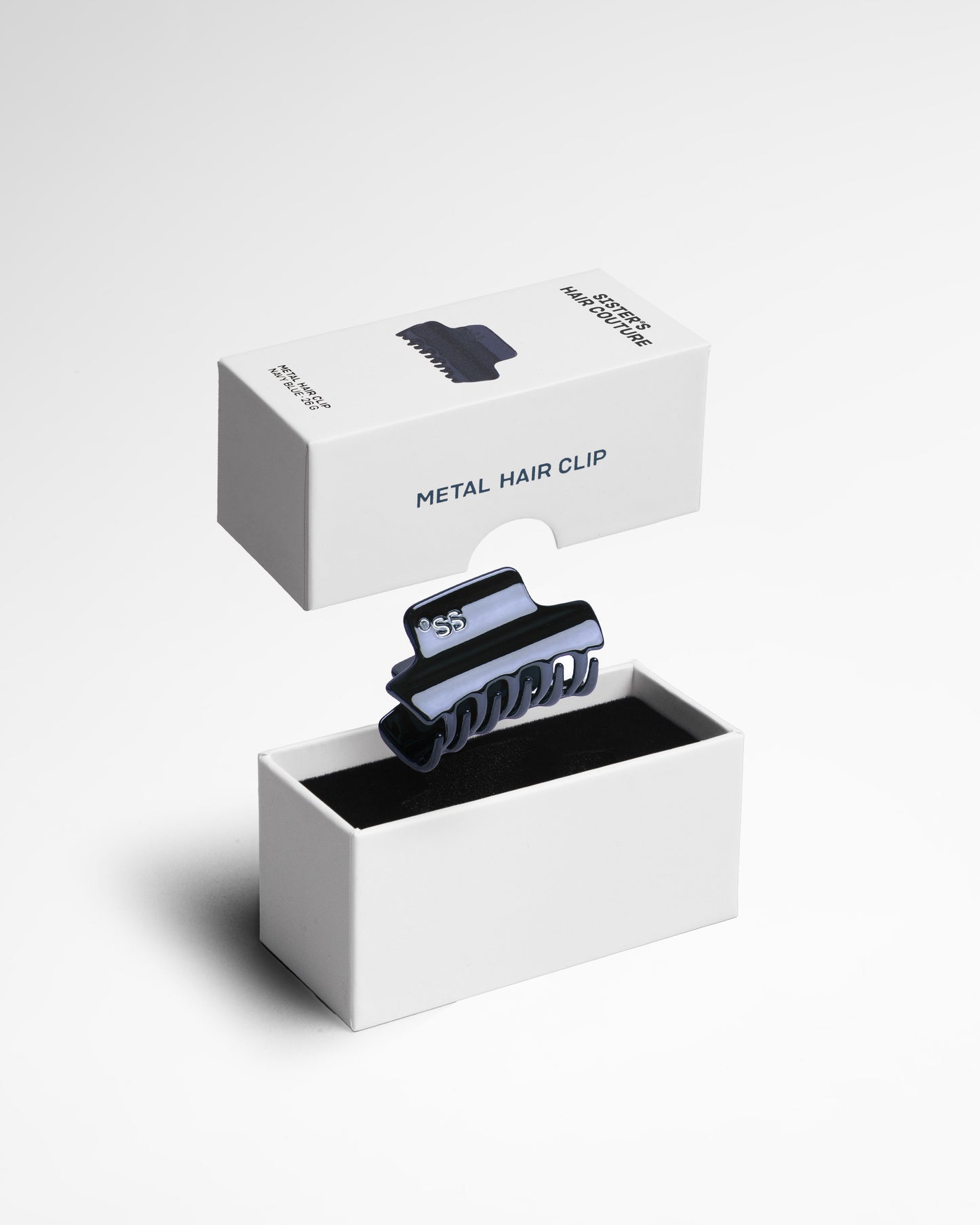 Metal Hair Clip | Navy Blue