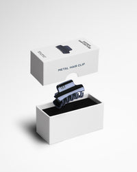 Metal Hair Clip | Navy Blue