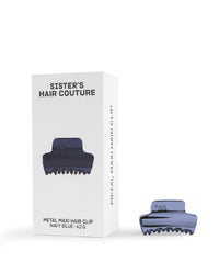 Metal Hair Clip | Navy Blue Maxi