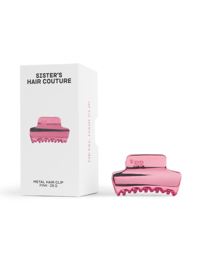 Metal Hair Clip | Pink