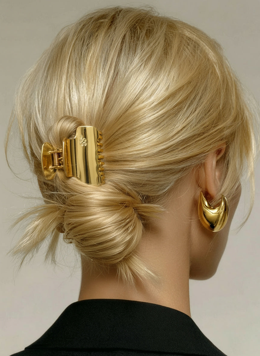 Metal Hair Clip | Gold
