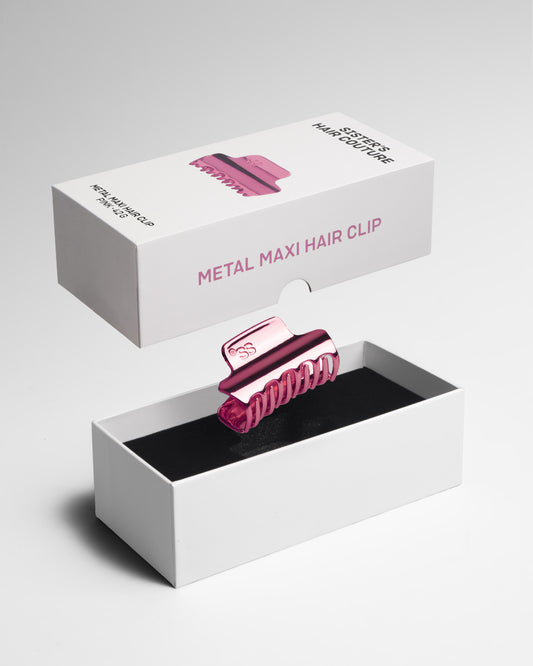 Metal Hair Clip | Pink Maxi