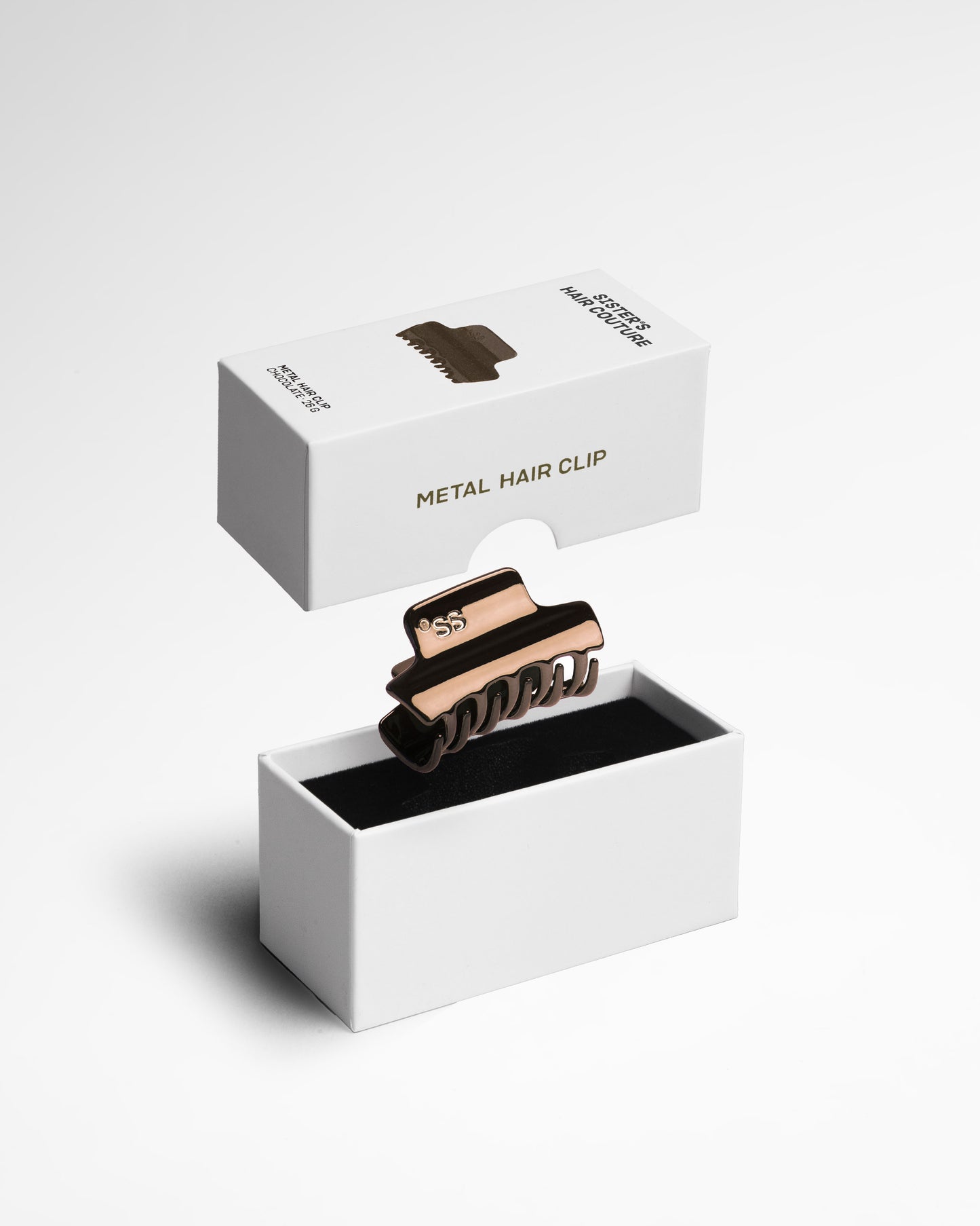 Metal Hair Clip | Milk Chocolate