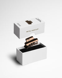 Metal Hair Clip | Milk Chocolate