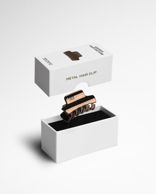 Metal Hair Clip | Milk Chocolate