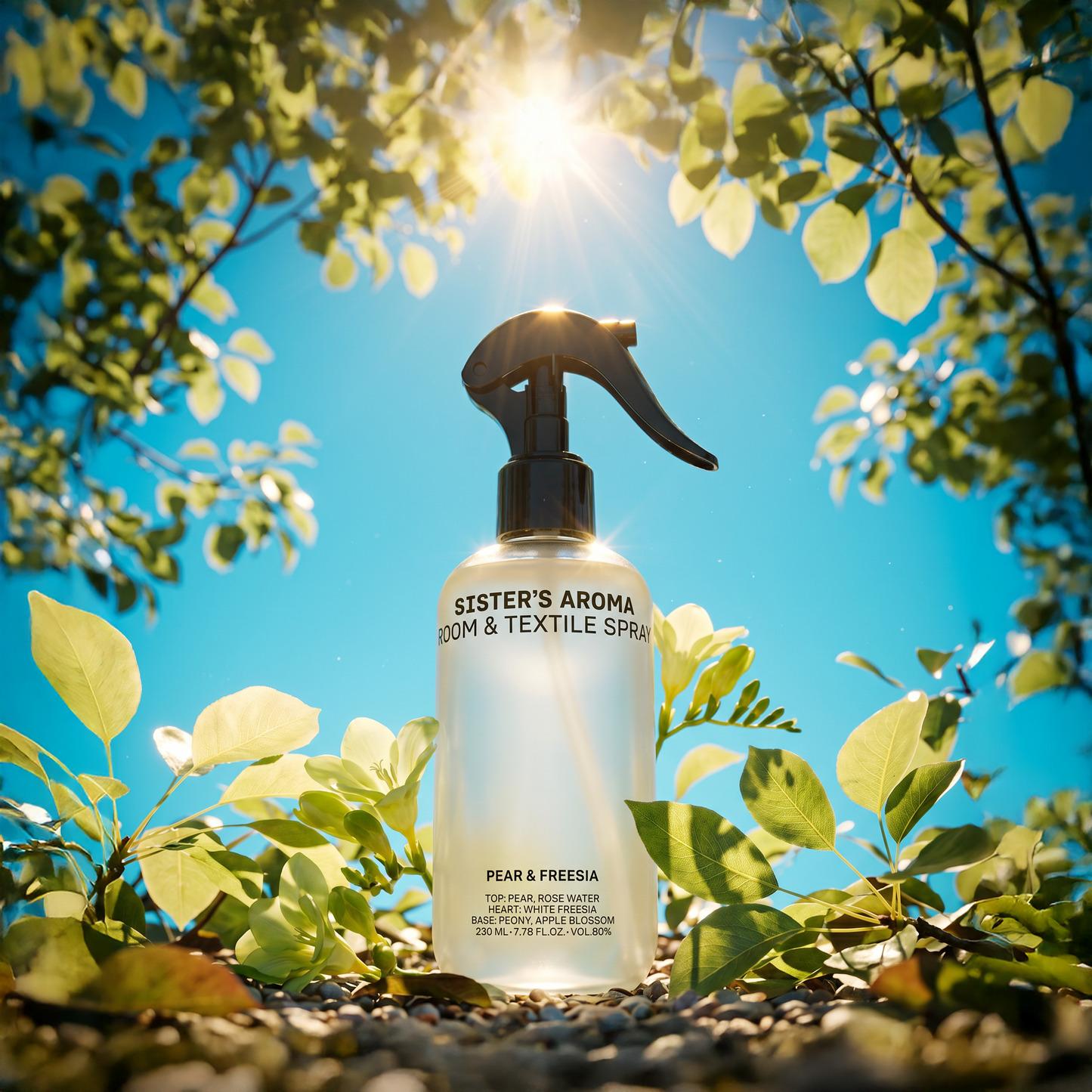 Perfumed Room & Textile Spray  PEAR & FREESIA ( 230 ml )