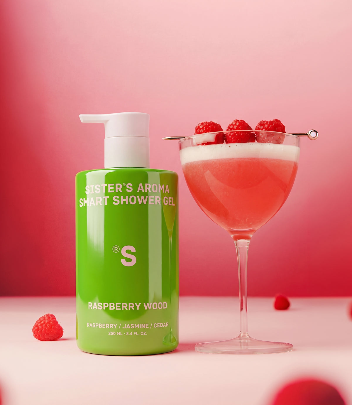 Smart shower gel | Raspberry Wood - 250 ml