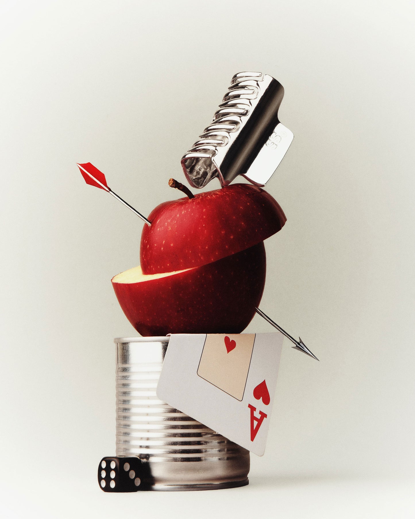 Metal Hair Clip | Silver Maxi