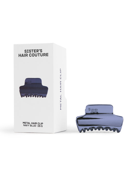 Metal Hair Clip | Navy Blue