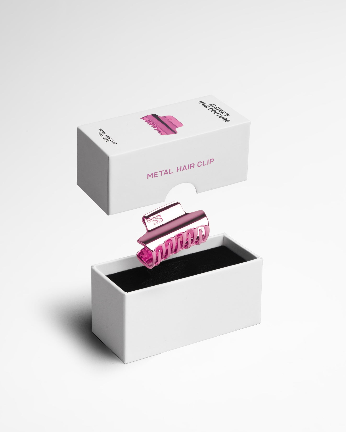 Metal Hair Clip | Pink