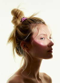 Metal Hair Clip | Pink