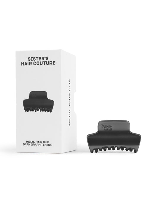 Metal Hair Clip | Matte dark graphite