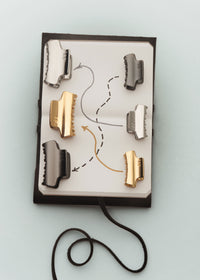 Metal Hair Clip | Milk Chocolate