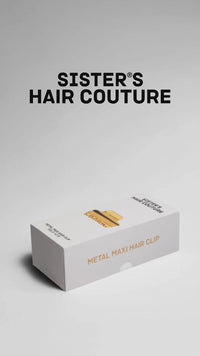 Metal Hair Clip | Silver Maxi